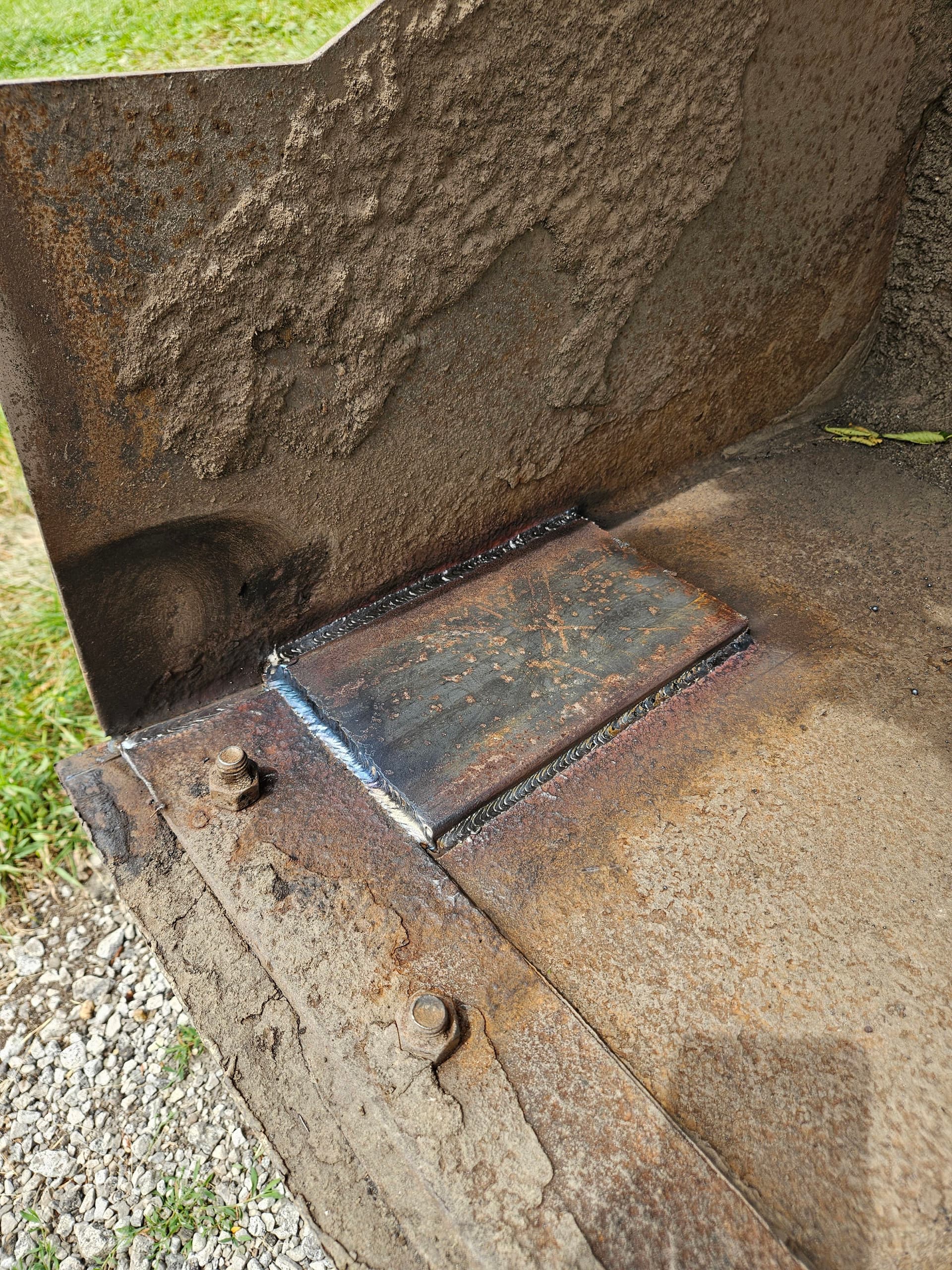 Gallery photos for Skid Steer Broom Gets a Welded Patch Repair and Goes Back to Work: Image #1