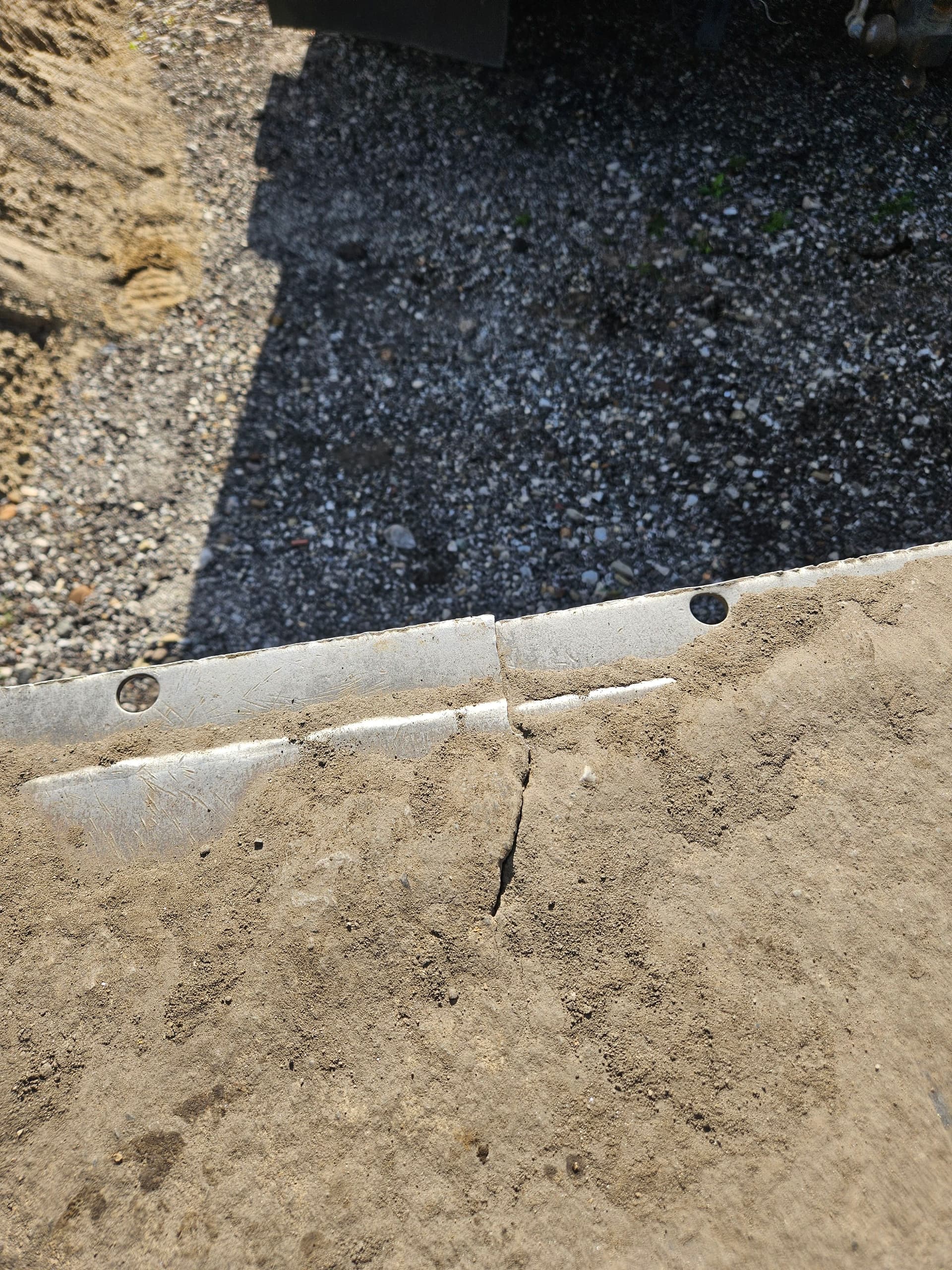 Skid Steer Bucket Repair - New Cutting Edge and Crack Repair